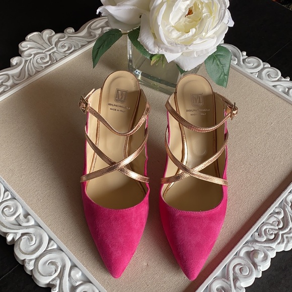 🐰 Bruno Magli • “Carla” Suede Mule Heels - Picture 2 of 10